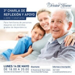 tercera charla de reflección y apoyo en the senior home