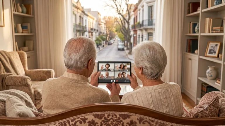 como mantenemos informadas a las familias que viven en el exterior | the senior group